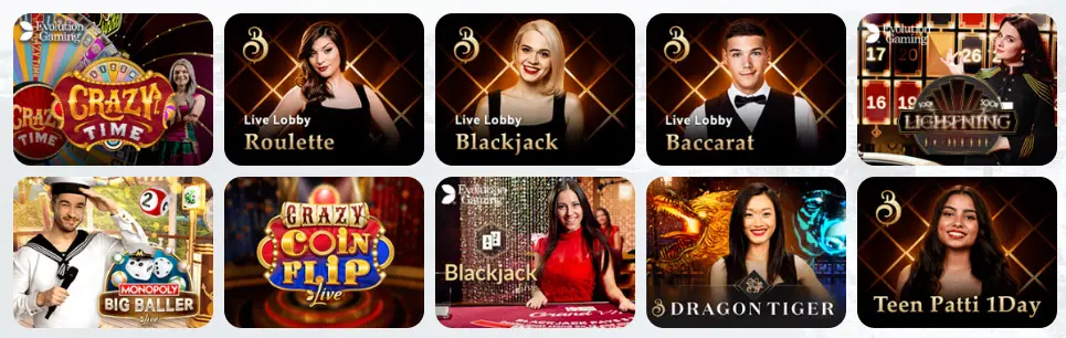 Jeux de casino en direct NOVA JACKPOT CASINO