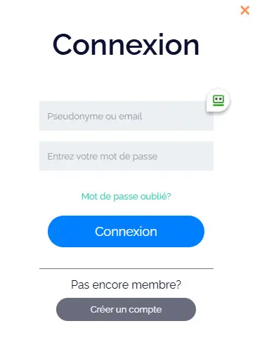 Connexion des membres du Nova Jackpot Casino